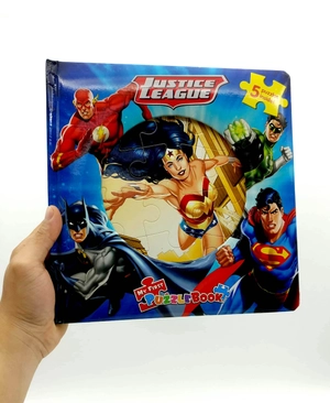 dc justice league my first puzzle book - Ảnh 7