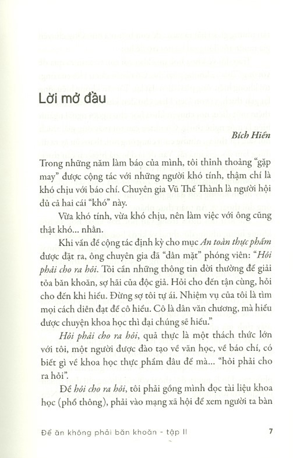 để ăn không phải băn khoăn - tập 2 - Ảnh 3