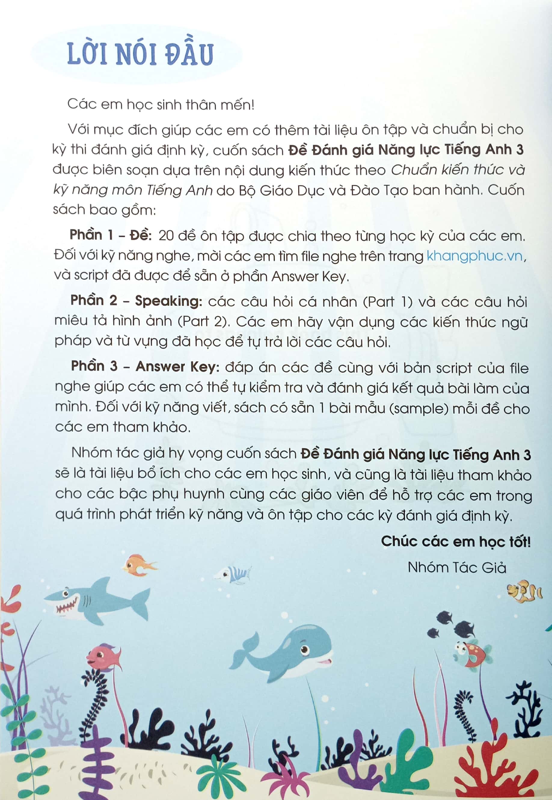 đề đánh giá năng lực tiếng anh 3 (theo chương trình giáo dục phổ thông mới) - Ảnh 3