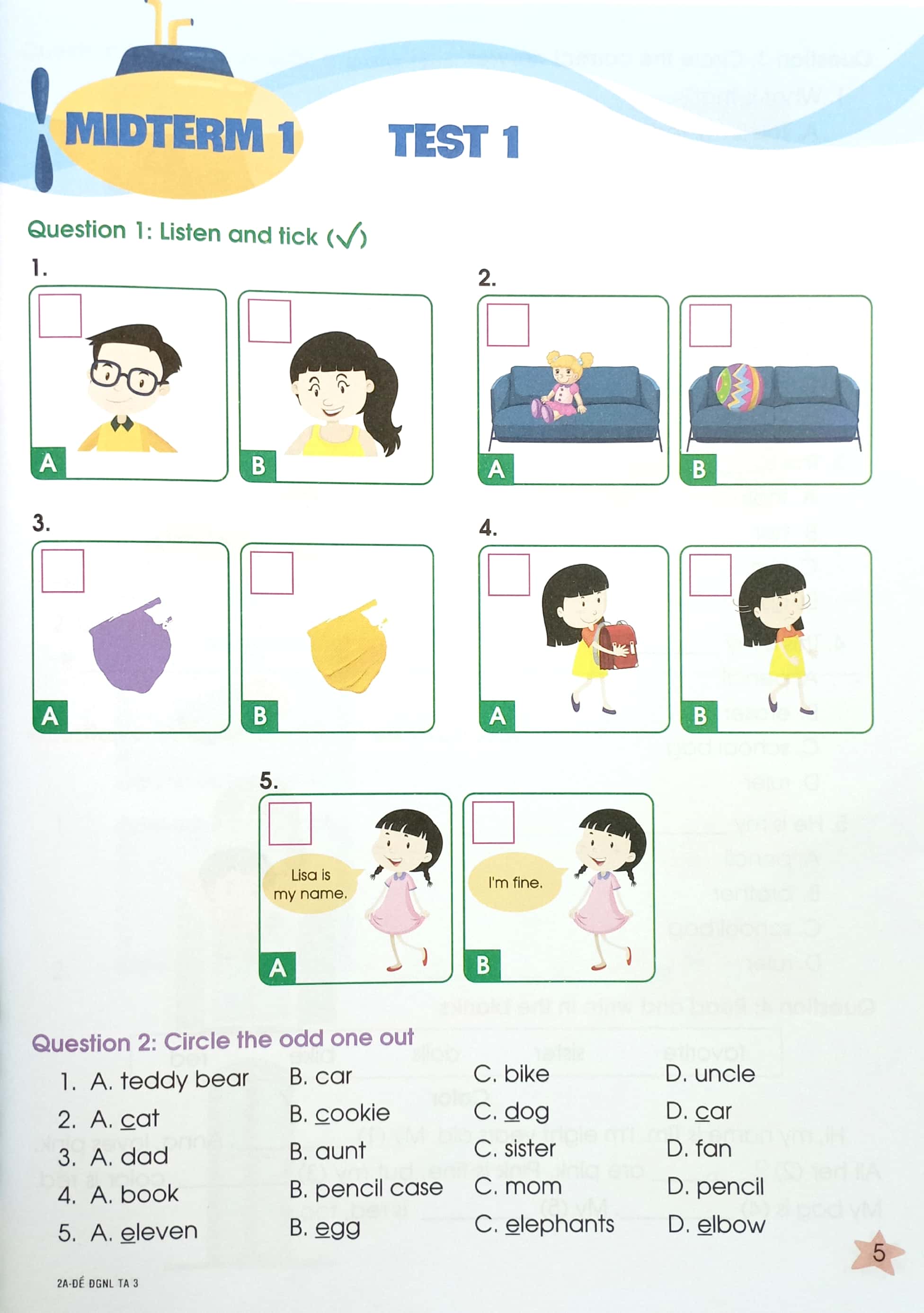 đề đánh giá năng lực tiếng anh 3 (theo chương trình giáo dục phổ thông mới) - Ảnh 4