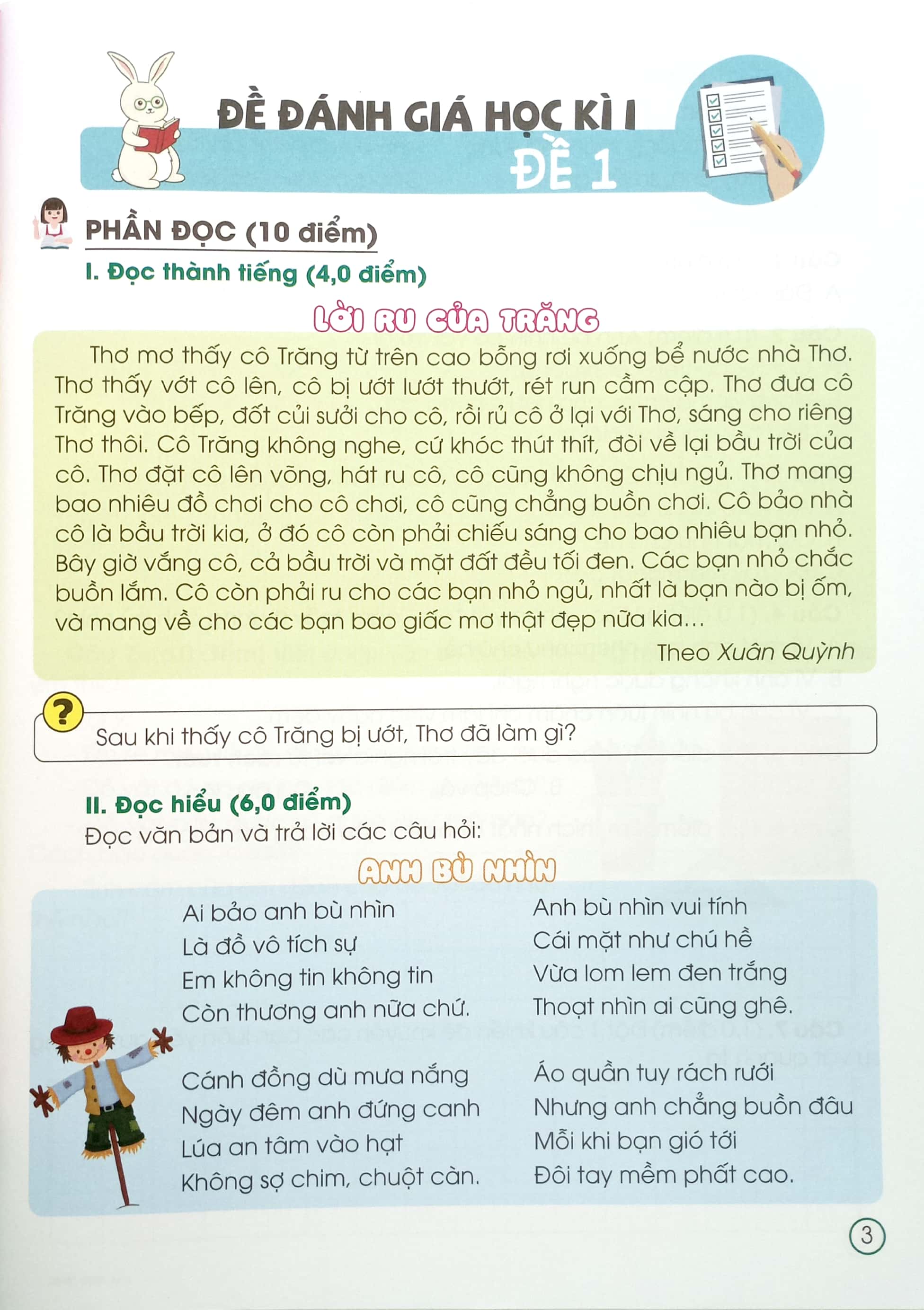 đề đánh giá năng lực tiếng việt 3 (theo chương trình giáo dục phổ thông mới) - Ảnh 4