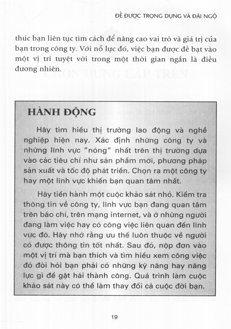 để được trọng dụng & đãi ngộ (tái bản 2017) - Ảnh 12
