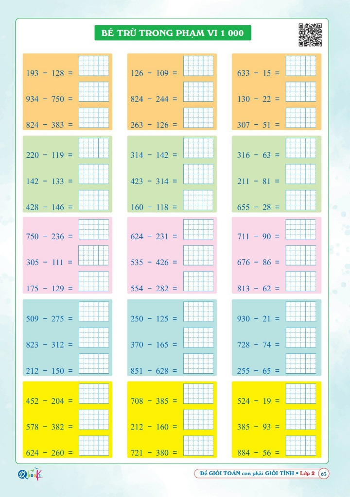 để giỏi toán con phải giỏi tính 2 (dành cho học sinh lớp 2) (tái bản 2024) - Ảnh 5