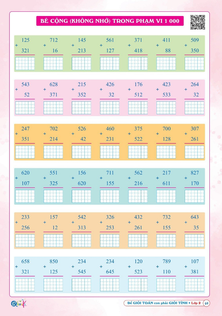 để giỏi toán con phải giỏi tính 2 (dành cho học sinh lớp 2) (tái bản 2024) - Ảnh 6