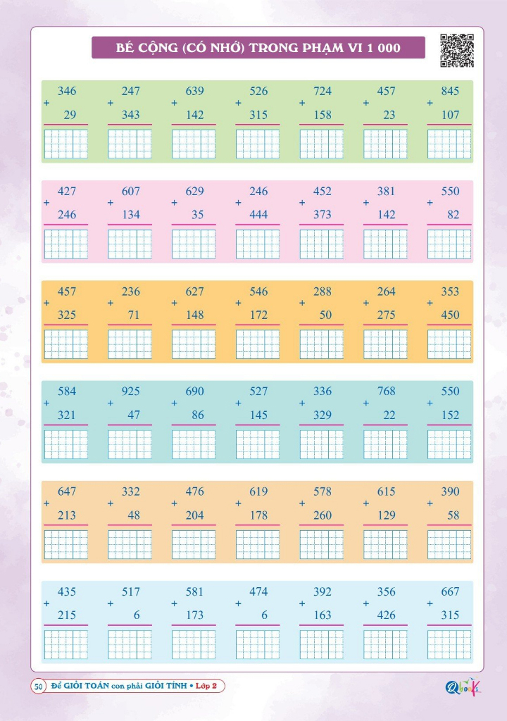 để giỏi toán con phải giỏi tính 2 (dành cho học sinh lớp 2) (tái bản 2024) - Ảnh 7