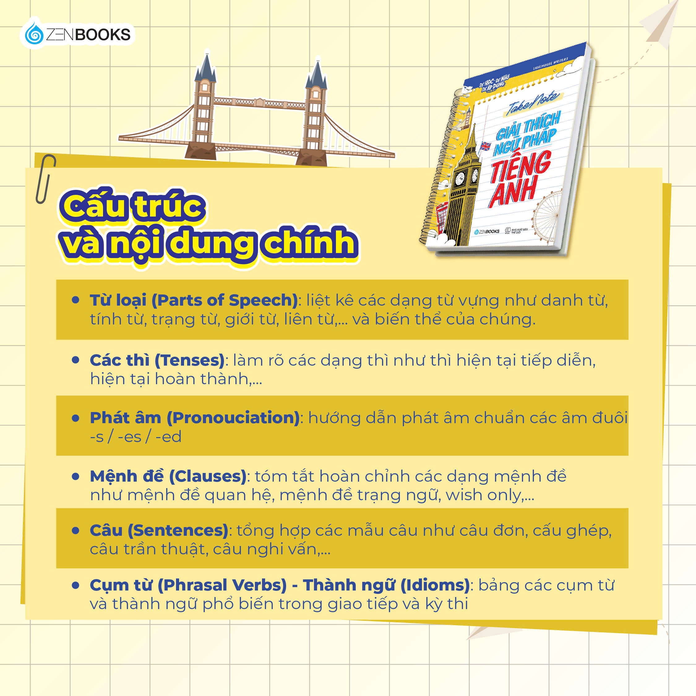 Dễ Học Dễ Nhớ Dễ Áp Dụng - Takenote - Giải Thích Ngữ Pháp Tiếng Anh - Ảnh 9