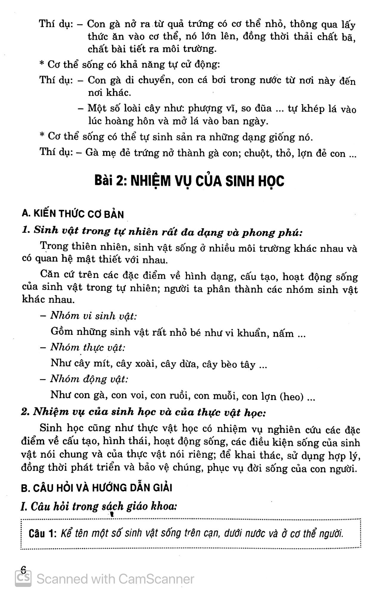 để học tốt sinh học 6 - Ảnh 6