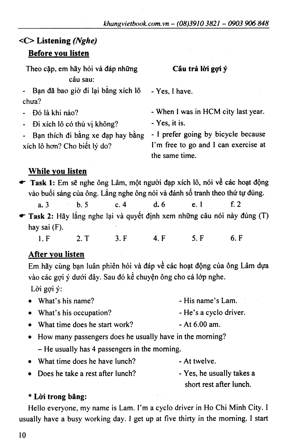 để học tốt tiếng anh lớp 10 (phiên bản mới nhất) - Ảnh 12