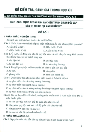 đề kiểm tra, đánh giá lịch sử 8 (bám sát sgk kết nối tri thức với cuộc sống) - Ảnh 6