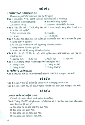đề kiểm tra, đánh giá lịch sử 8 (bám sát sgk kết nối tri thức với cuộc sống) - Ảnh 7