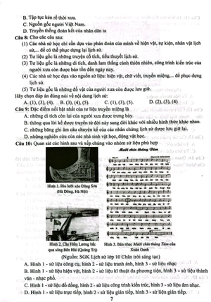 đề kiểm tra đánh giá năng lực môn lịch sử-địa lí lớp 6 - phần lịch sử - Ảnh 7