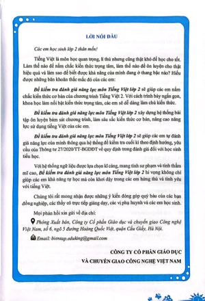 đề kiểm tra đánh giá năng lực môn tiếng việt - lớp 2 - Ảnh 4