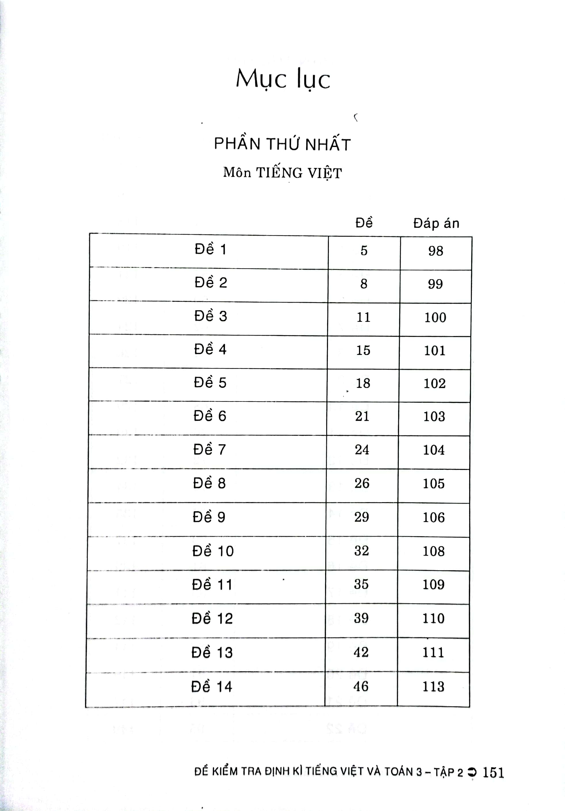 đề kiểm tra định kỳ tiếng việt và toán 3 - tập 2 - Ảnh 3