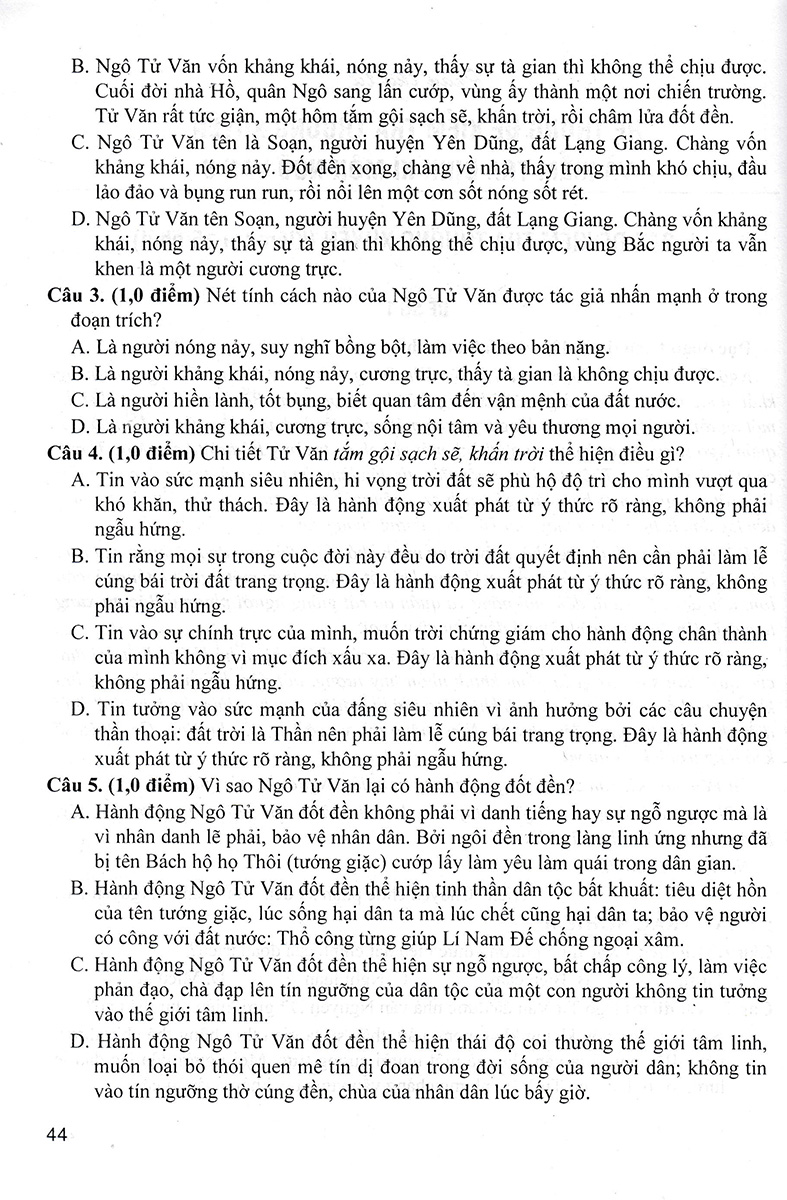 đề kiểm tra ngữ văn 8 (dùng chung cho các bộ sgk hiện hành) - Ảnh 9