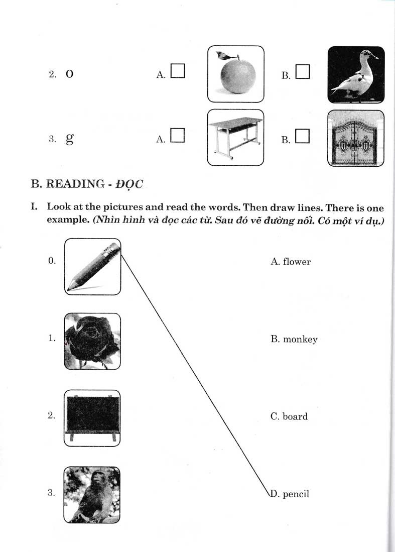 đề kiểm tra tiếng anh 1 - Ảnh 7