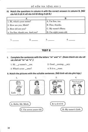 đề kiểm tra tiếng anh 3 (theo chương trình giáo dục phổ thông mới) - Ảnh 10