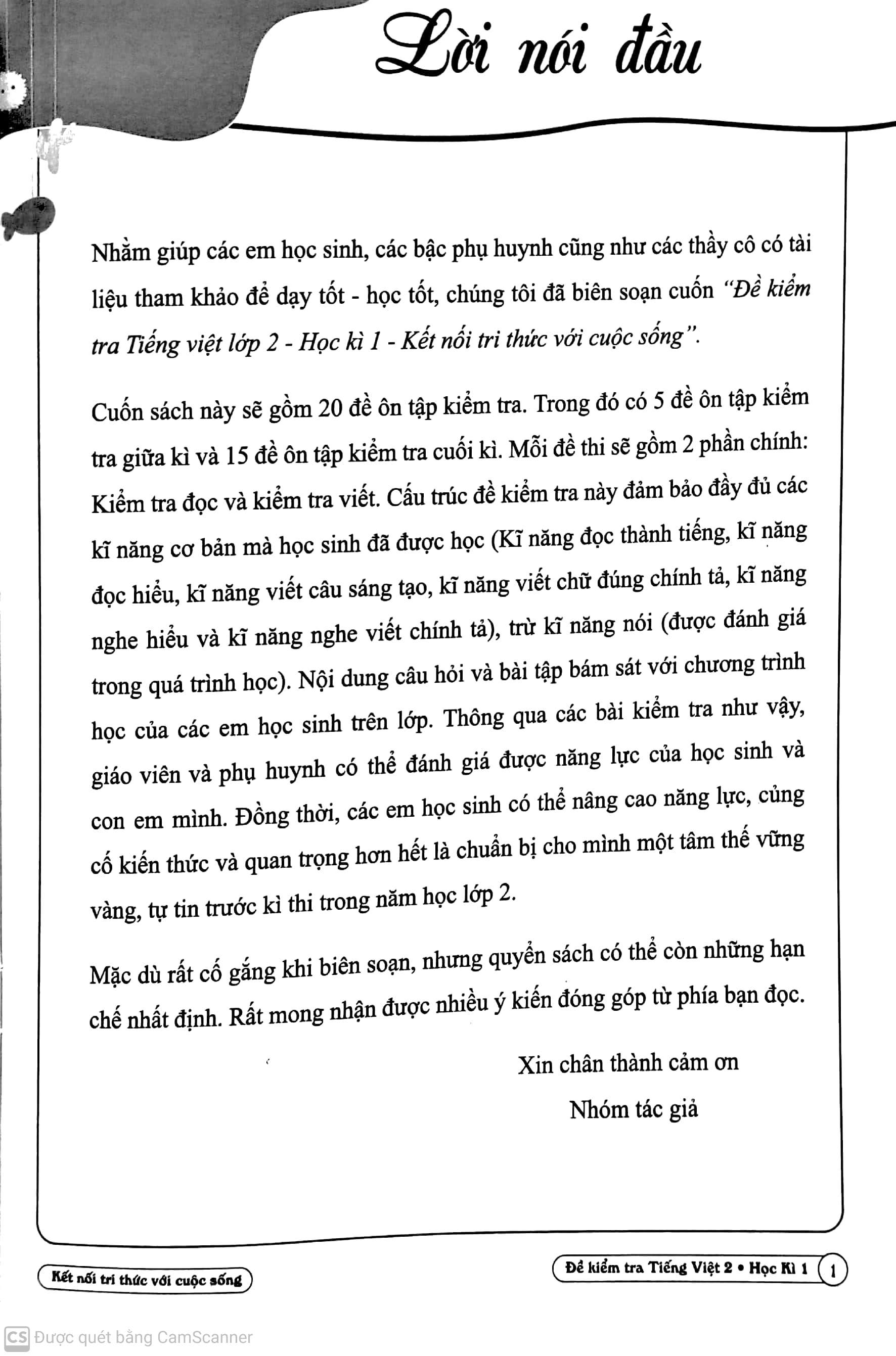 đề kiểm tra tiếng việt 2 - học kì 1 (kết nối tri thức với cuộc sống) - Ảnh 3