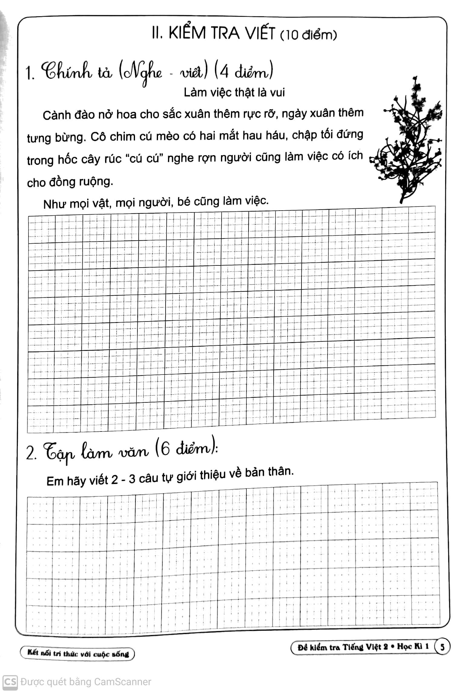 đề kiểm tra tiếng việt 2 - học kì 1 (kết nối tri thức với cuộc sống) - Ảnh 7