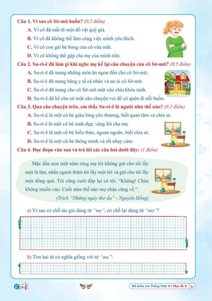 đề kiểm tra tiếng việt 4 - học kì 2 (cánh diều) - Ảnh 4