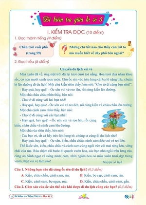 đề kiểm tra tiếng việt lớp 4 - học kì 1 (kết nối tri thức với cuộc sống) - Ảnh 3