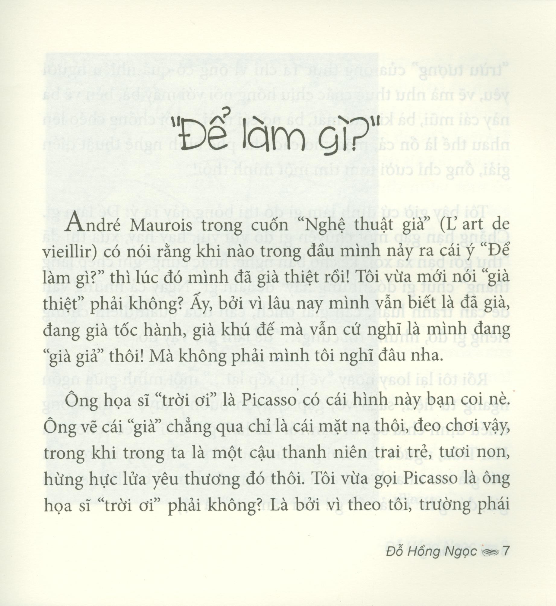 để làm gì - tạp bút - Ảnh 5