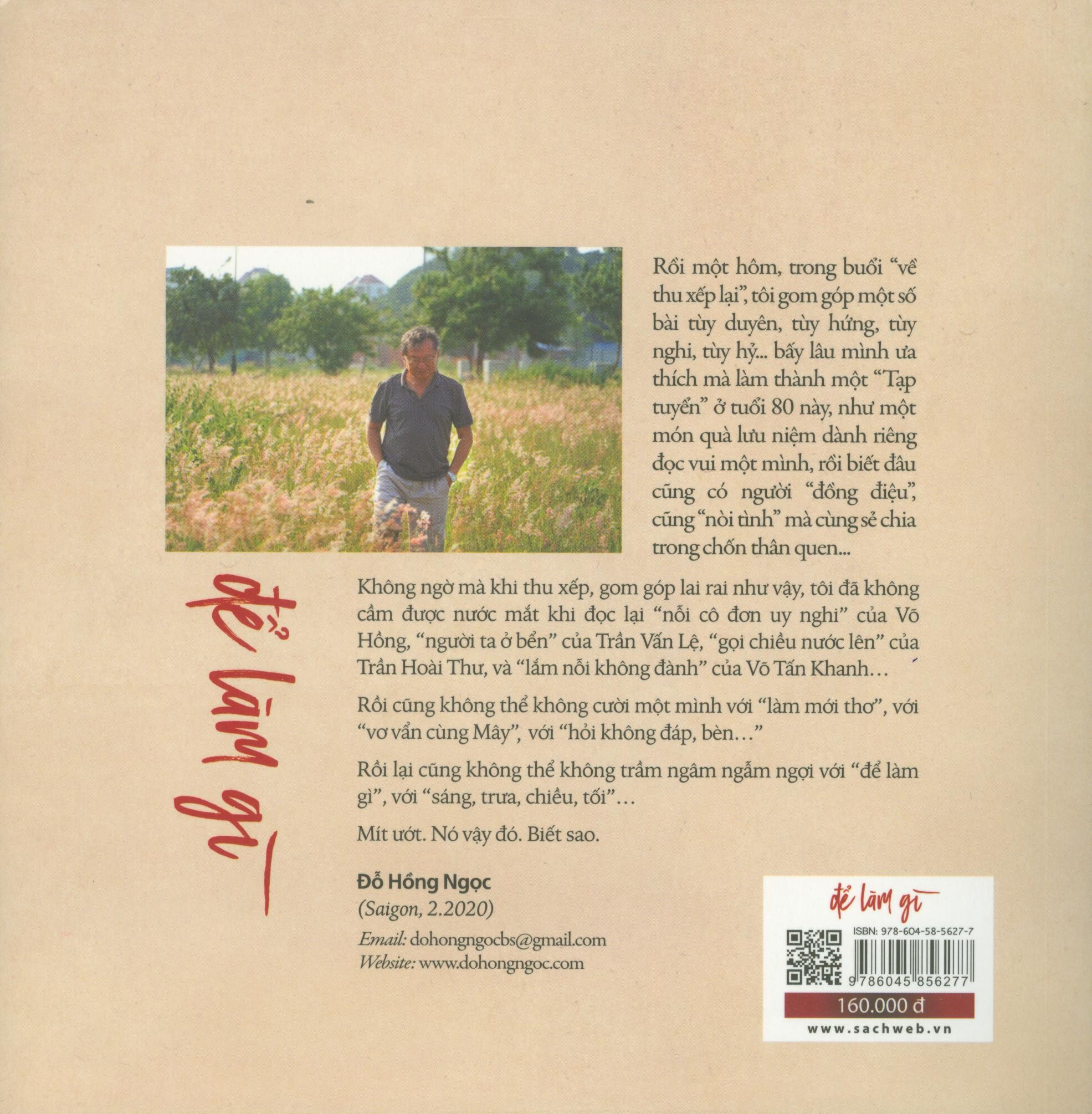 để làm gì - tạp bút - Ảnh 9