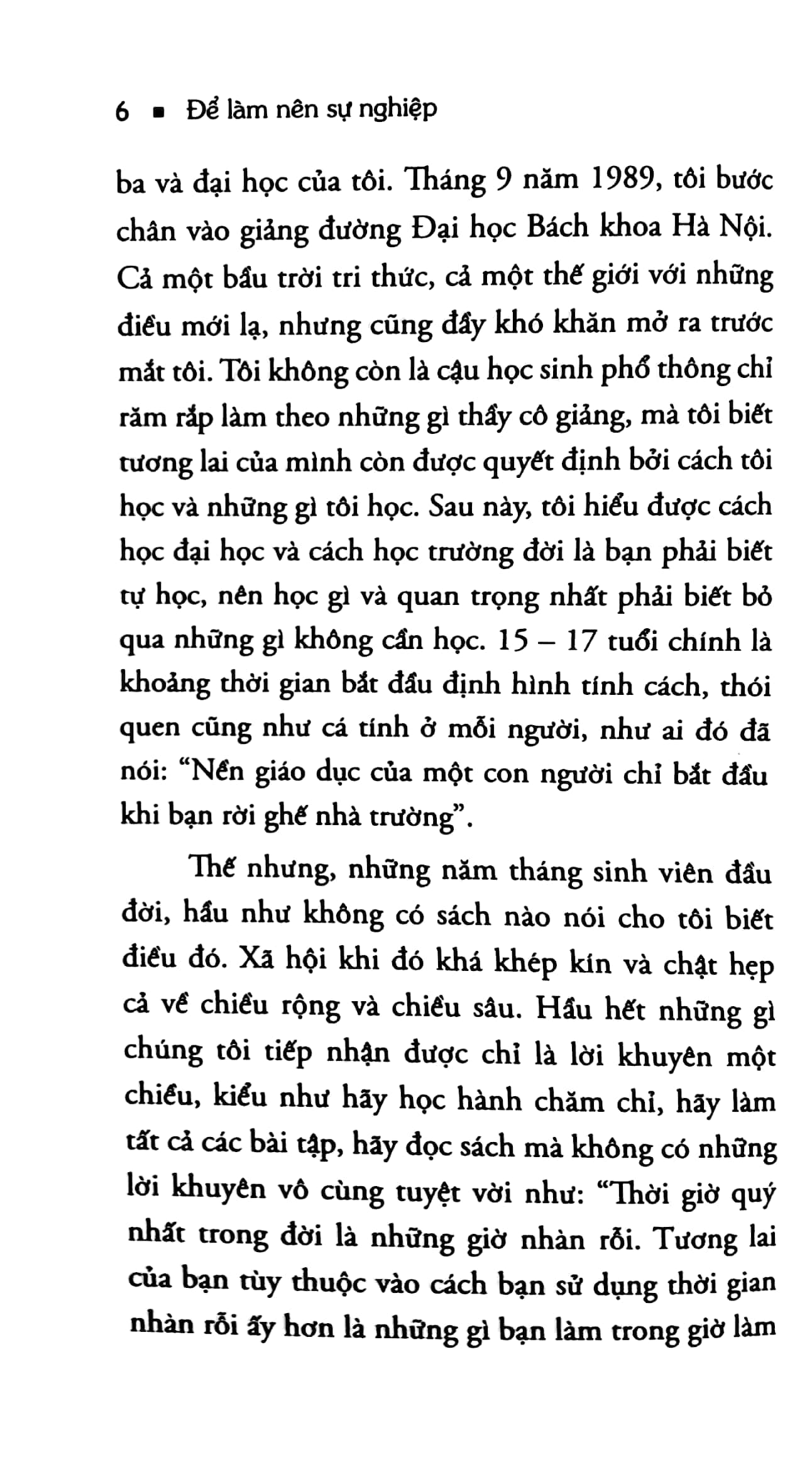 để làm nên sự nghiệp (tái bản 2023) - Ảnh 3