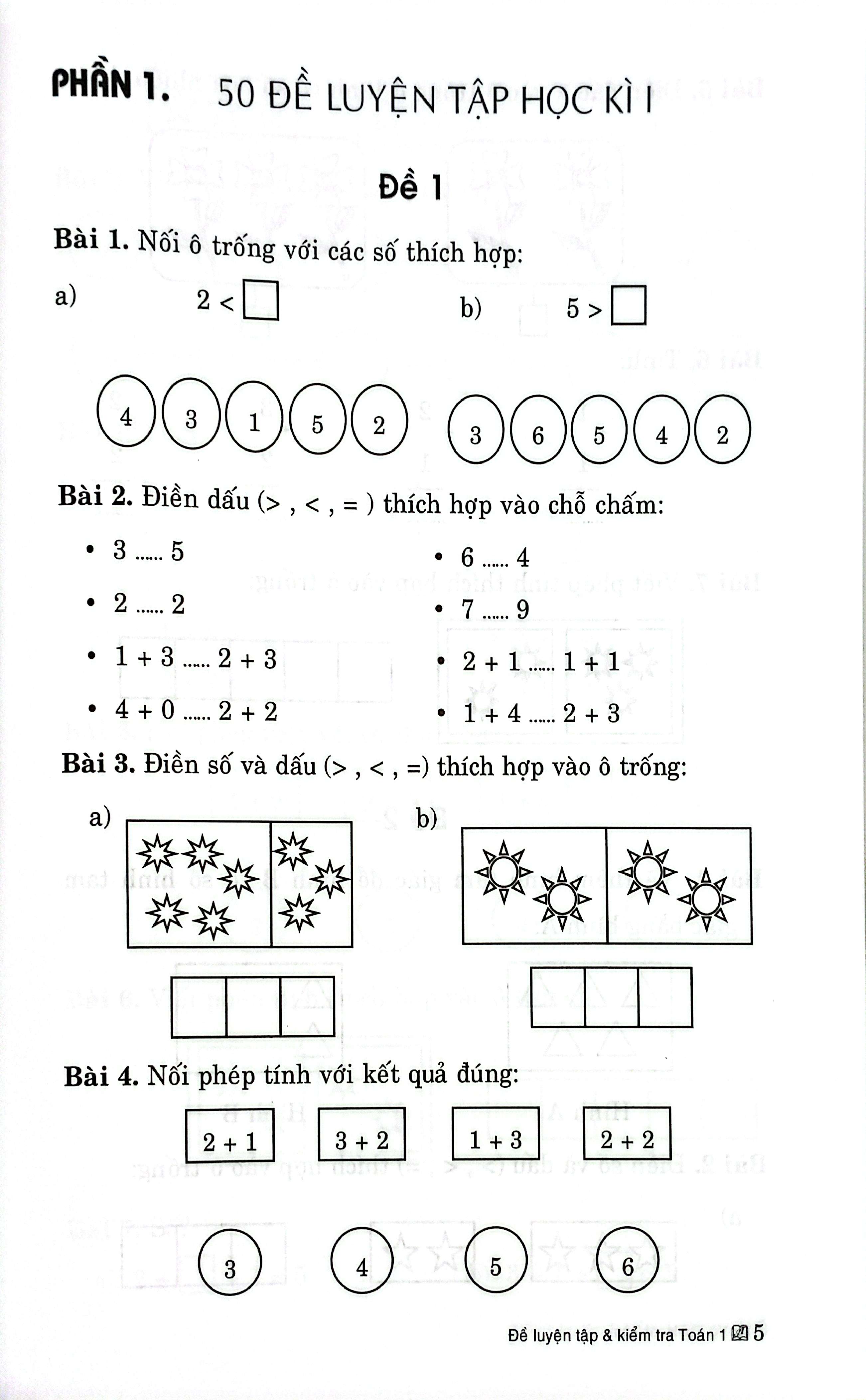 Đề Luyện Tập Và Kiểm Tra Toán 1 - Ảnh 5