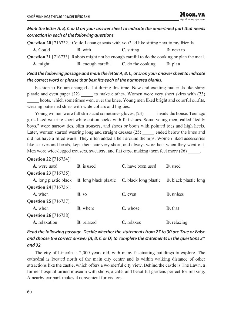 đề minh họa thi vào 10 - Ảnh 10