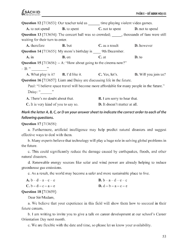 đề minh họa thi vào 10 - Ảnh 8