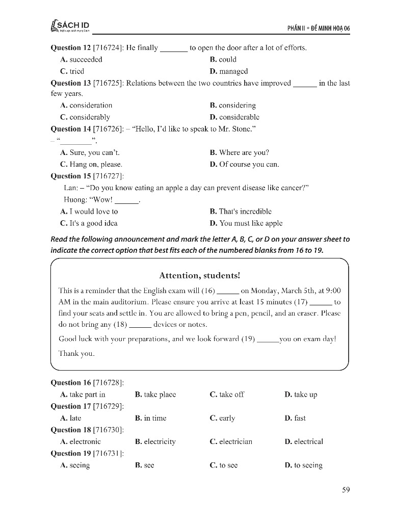 đề minh họa thi vào 10 - Ảnh 9