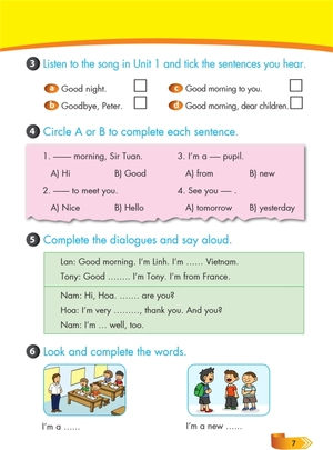 đề ôn luyện và kiểm tra định kỳ - tiếng anh 4 ( theo chương trình tiếng anh tiểu học do bộ giáo dục và đào tạo ban hành) - Ảnh 6