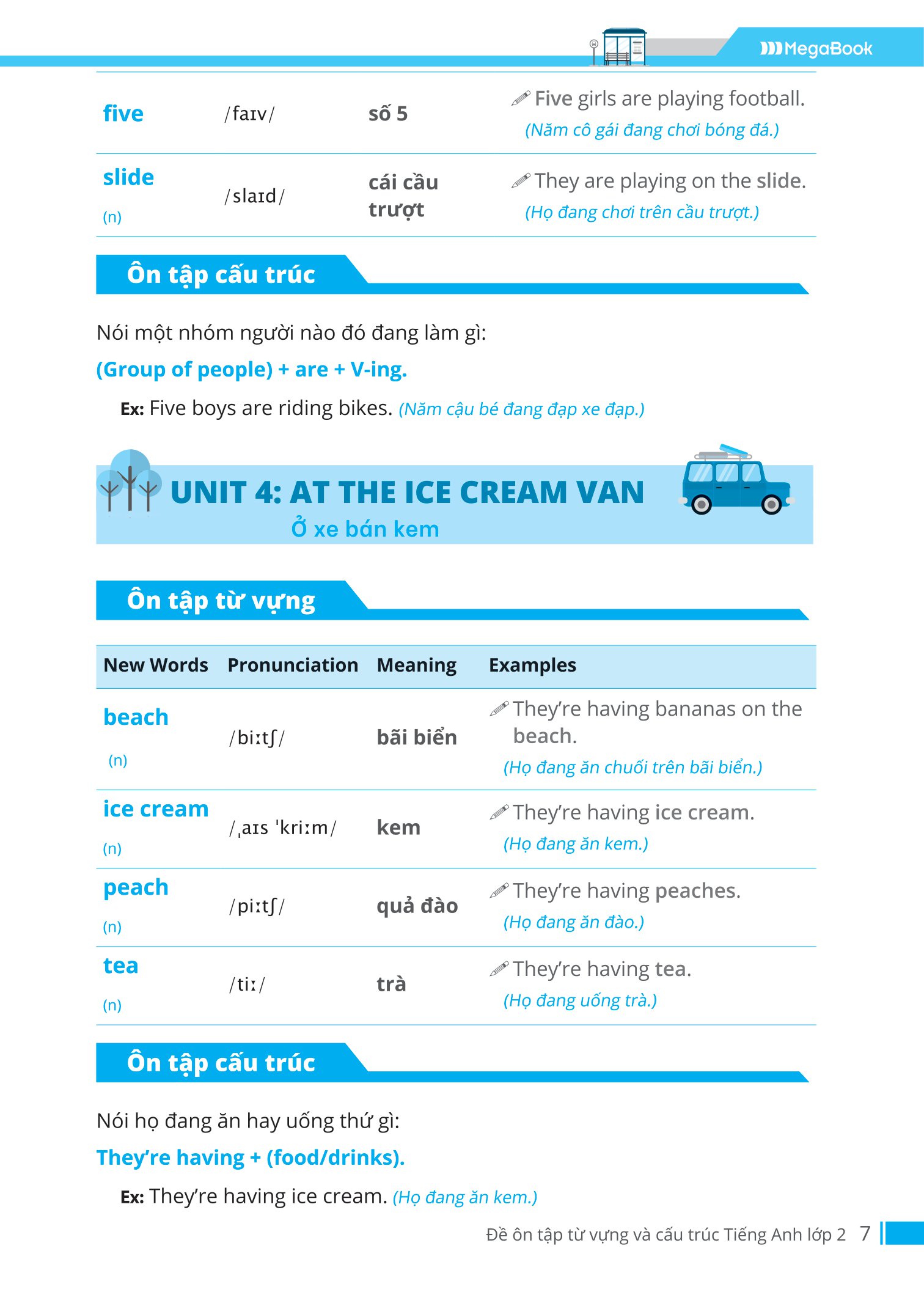 đề ôn tập từ vựng và cấu trúc tiếng anh lớp 2 - Ảnh 7