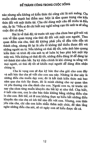 để thành công trong cuộc sống (2016) - thư gửi con trai của cha - Ảnh 10