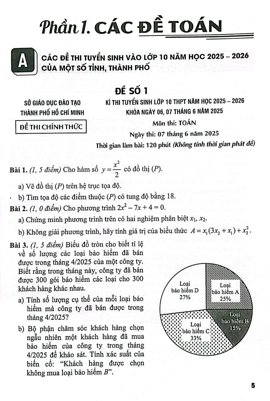 Đề Thi Vào Lớp 10 - Môn Toán - Ảnh 4
