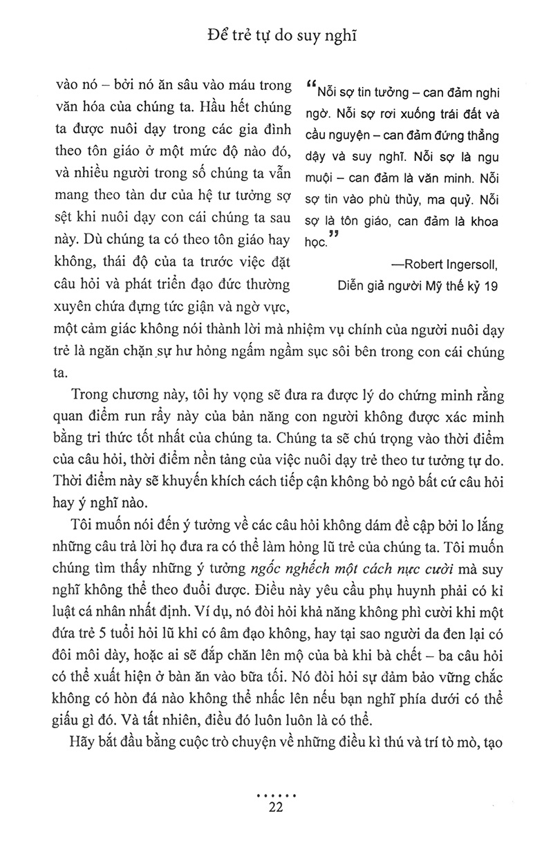 để trẻ tự do suy nghĩ - Ảnh 9