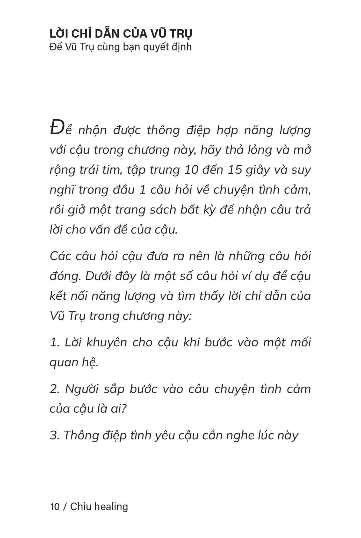 để vũ trụ cùng bạn quyết định - lời chỉ dẫn của vũ trụ - Ảnh 10