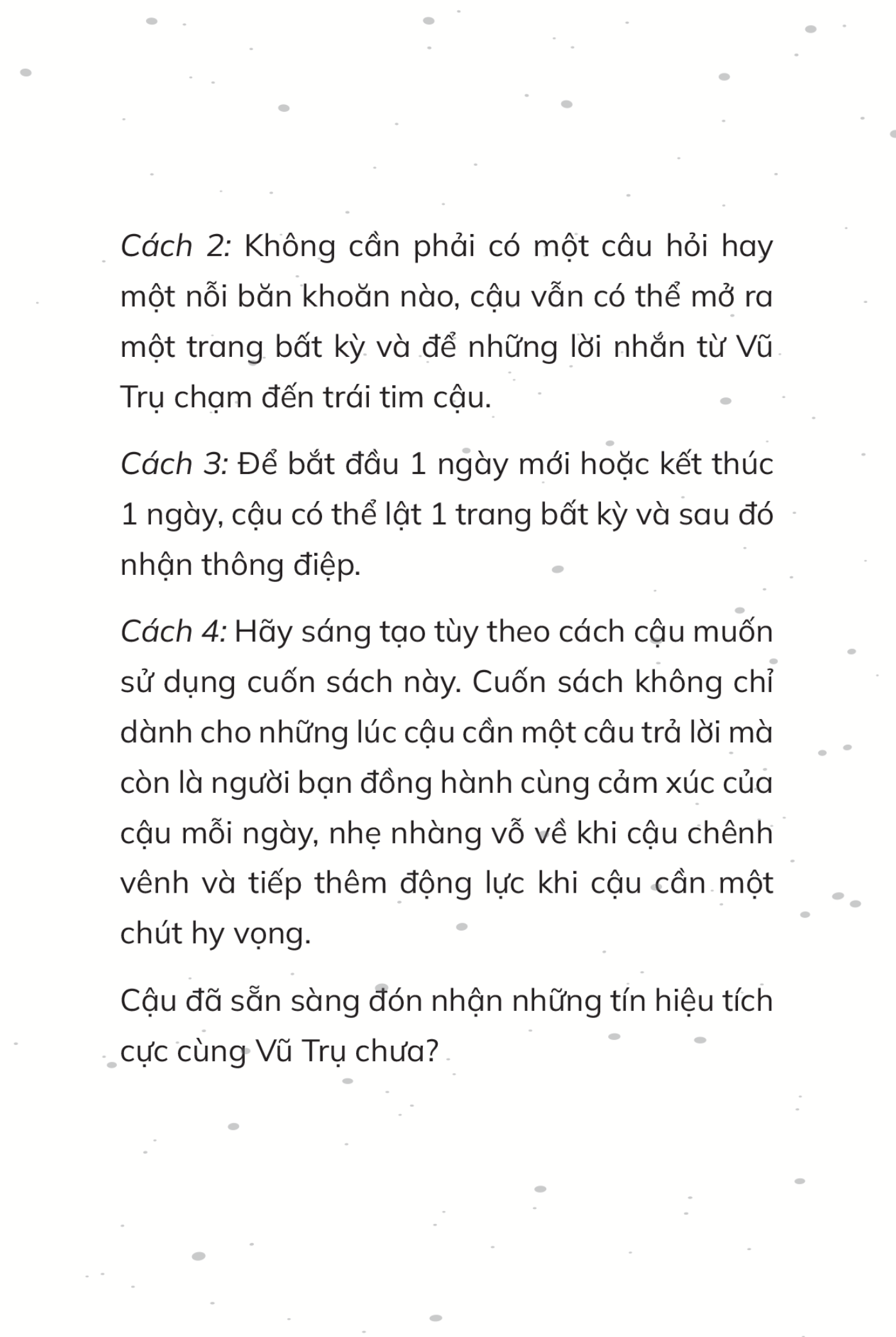 để vũ trụ cùng bạn quyết định - lời chỉ dẫn của vũ trụ - Ảnh 8
