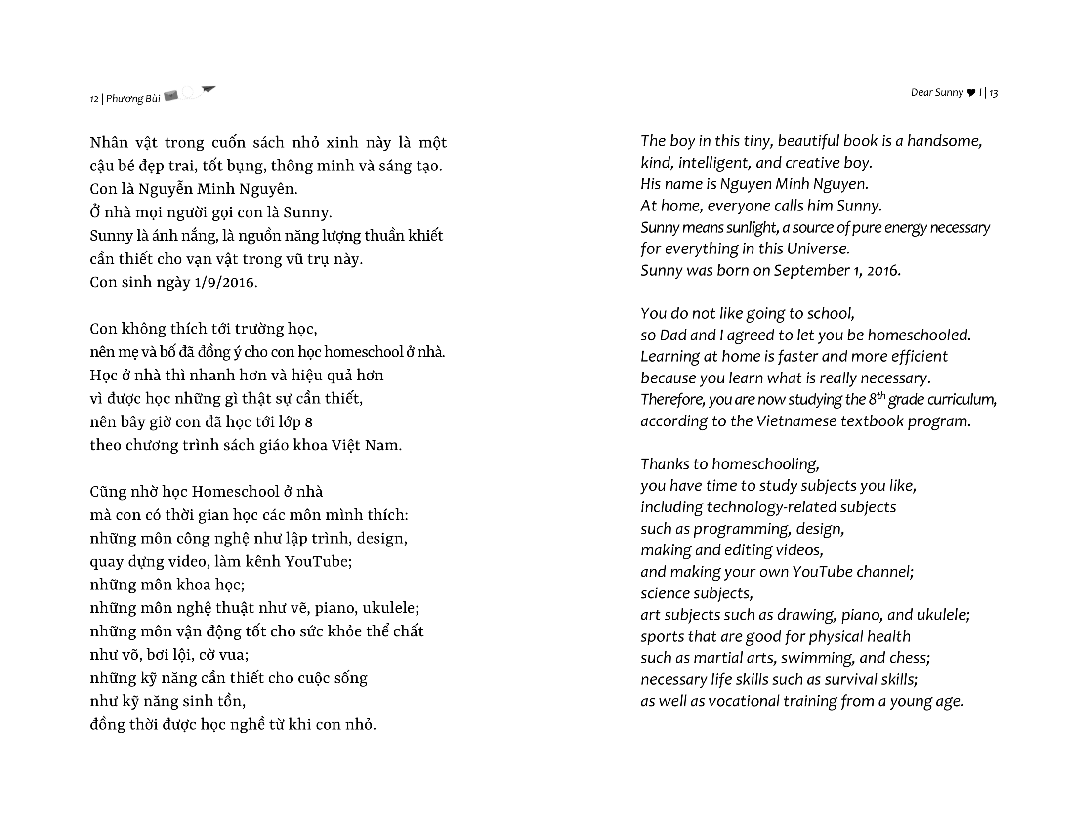 Dear Sunny - Những Bức Thư Trao Gửi Yêu Thương Và Trí Tuệ - Ảnh 11