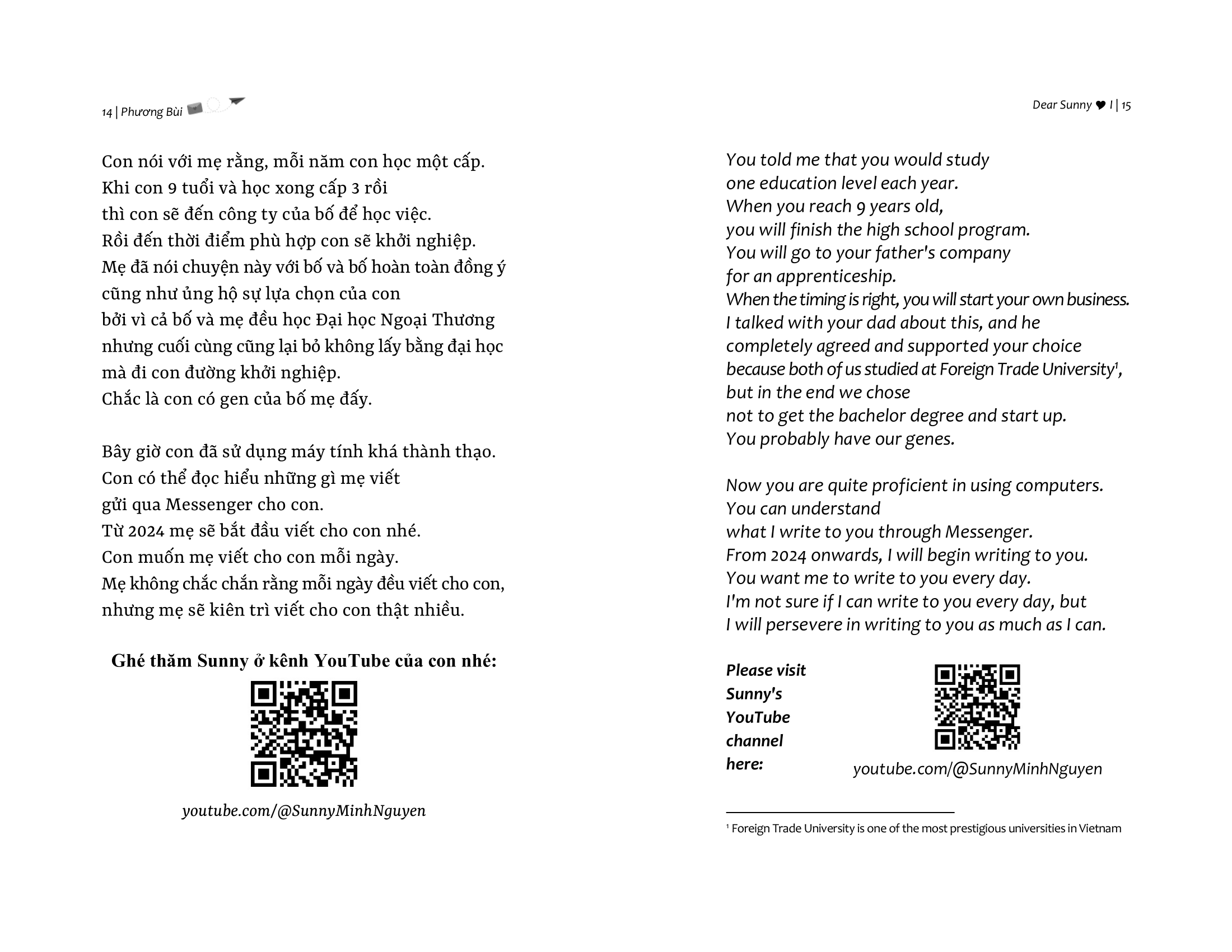Dear Sunny - Những Bức Thư Trao Gửi Yêu Thương Và Trí Tuệ - Ảnh 12