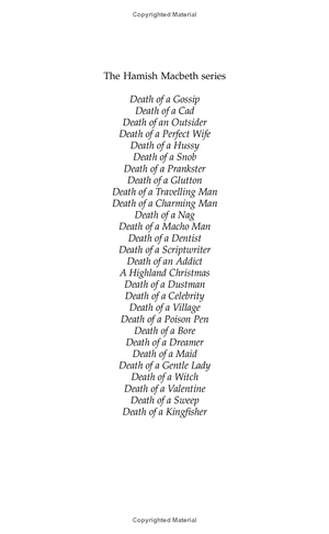 death of a kingfisher (hamish macbeth) - Ảnh 3