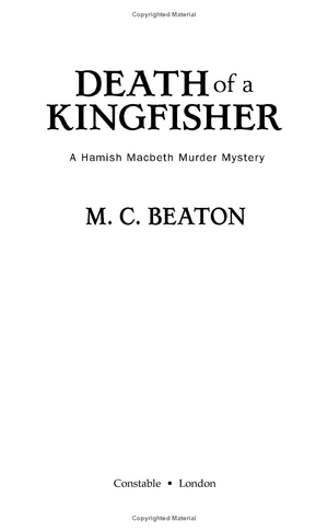 death of a kingfisher (hamish macbeth) - Ảnh 4