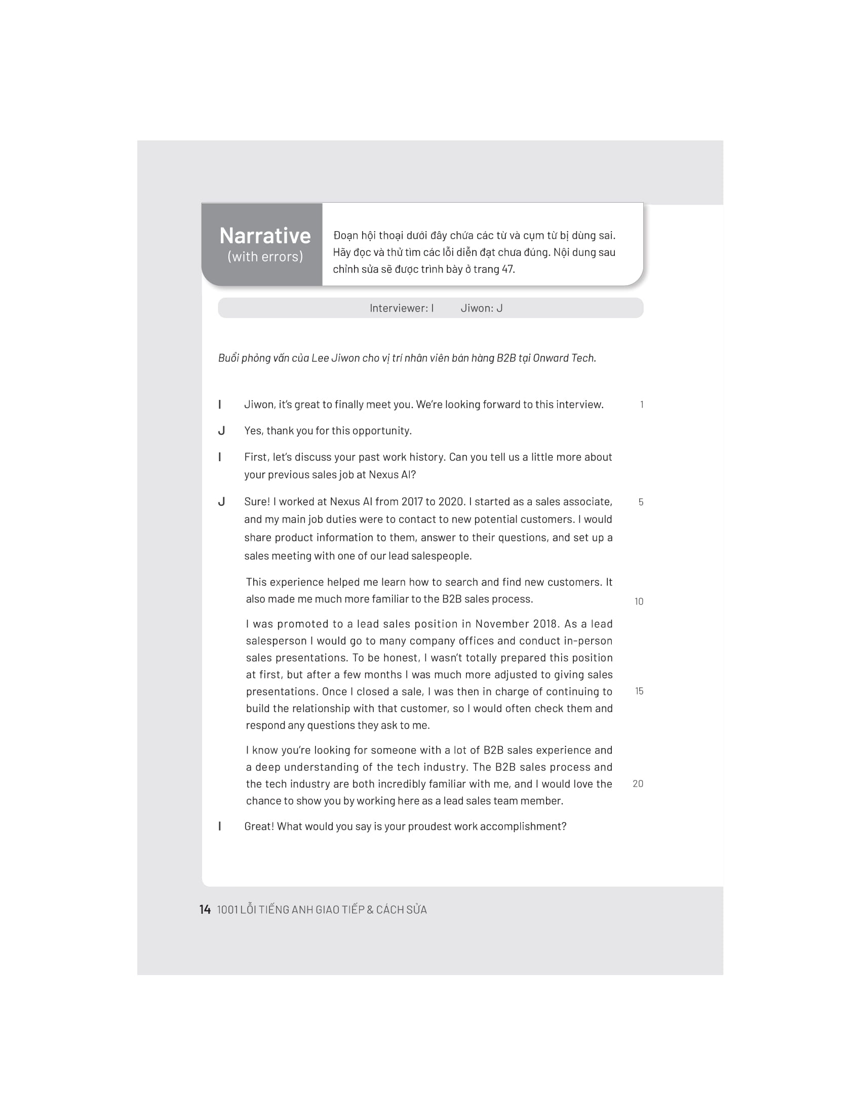 debug your english - 1001 lỗi tiếng anh giao tiếp và cách sửa - Ảnh 11