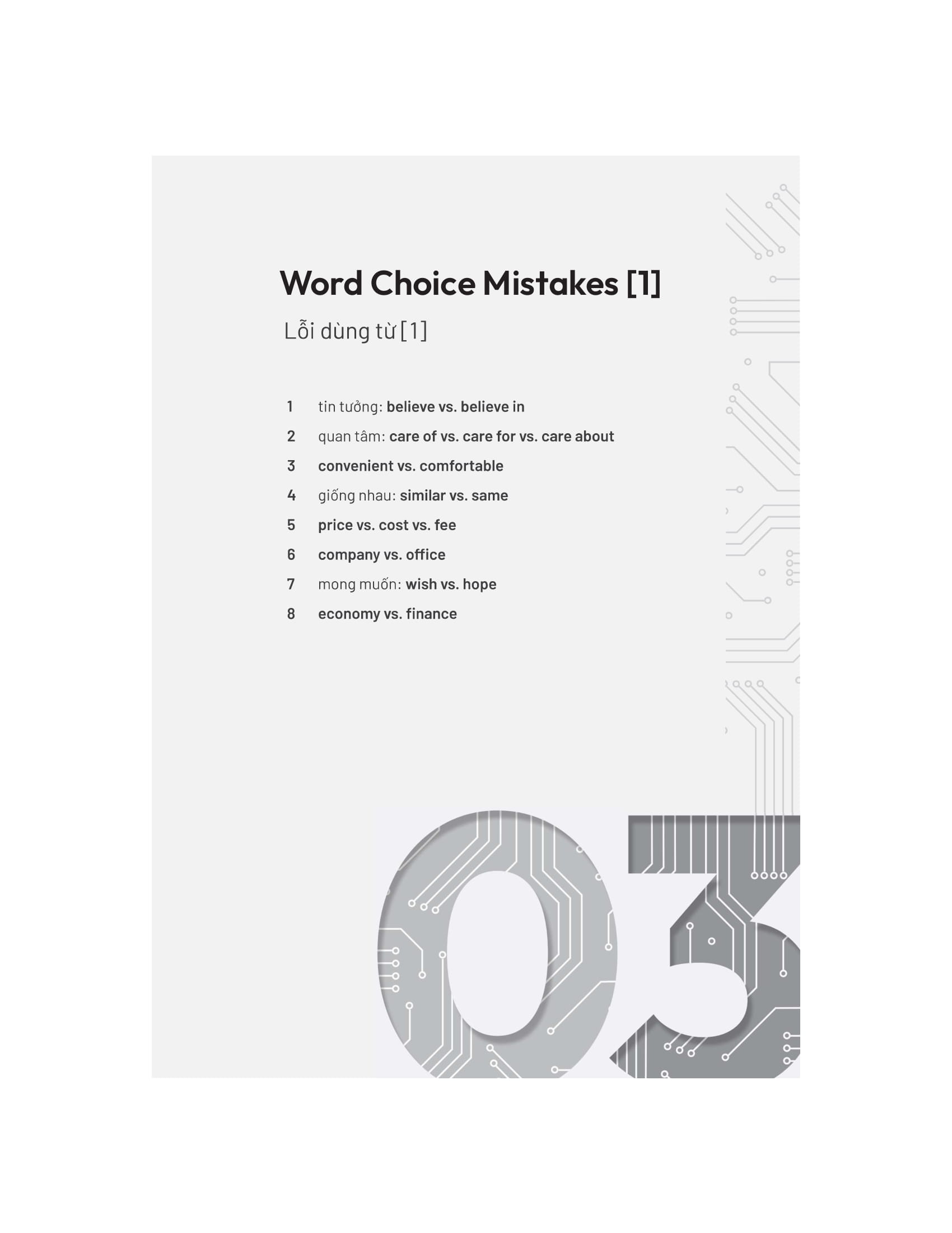 debug your english - 1001 lỗi tiếng anh giao tiếp và cách sửa - Ảnh 15