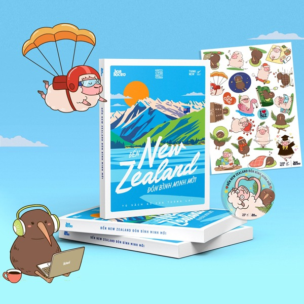 đến new zealand đón bình minh mới - tặng kèm sticket + huy hiệu xinh yêu - Ảnh 2
