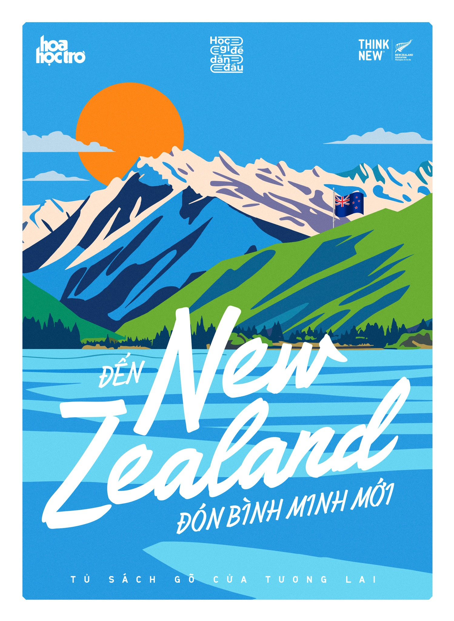 đến new zealand đón bình minh mới - tặng kèm sticket + huy hiệu xinh yêu - Ảnh 3