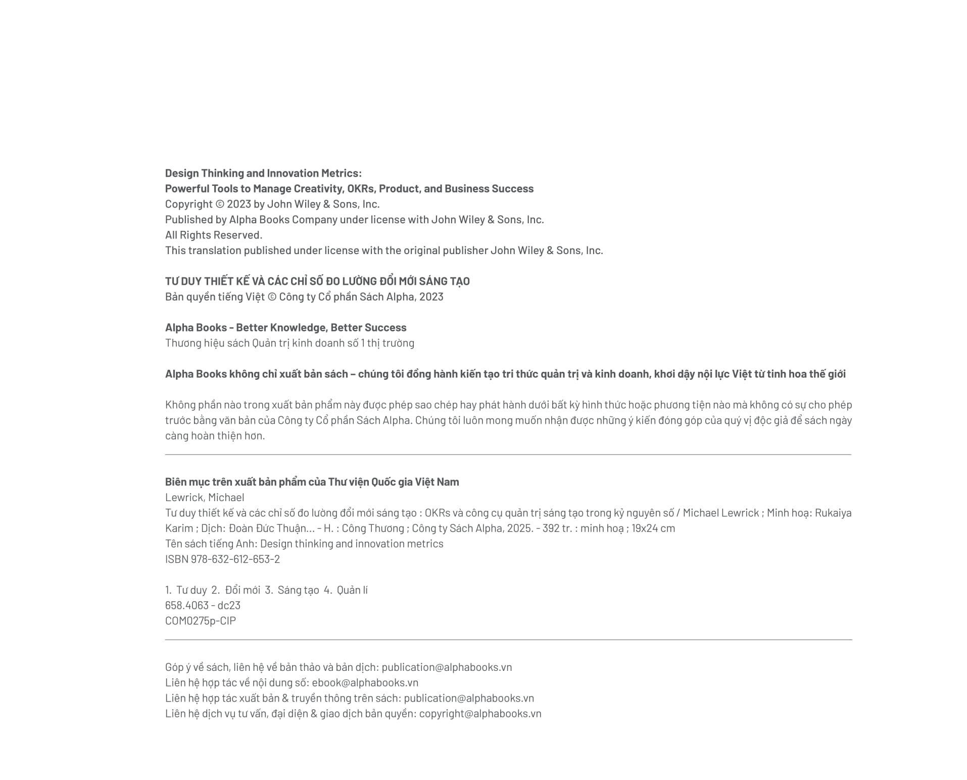 Design Thinking And Innovation Metrics - Tư Duy Thiết Kế Và Các Chỉ Số Đo Lường Đổi Mới Sáng Tạo - Ảnh 4