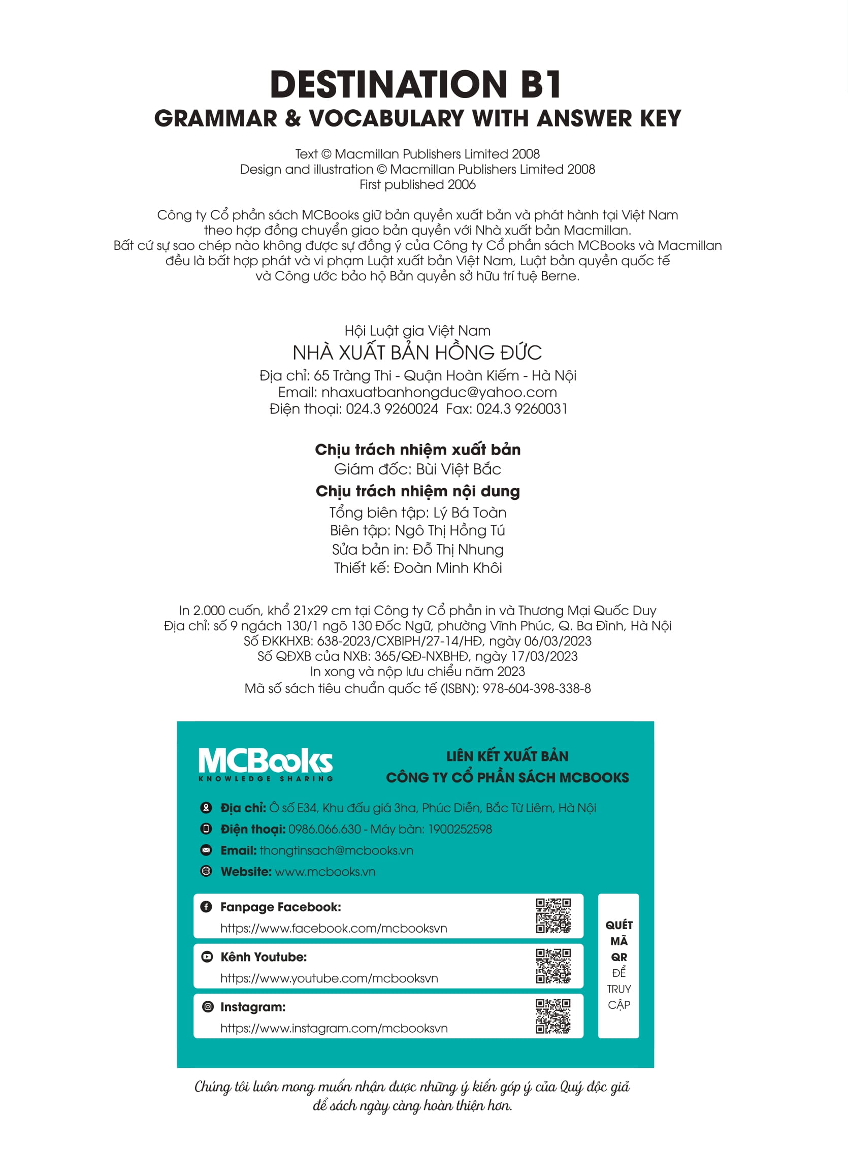 Destination B1 - Grammar And Vocabulary With Answer Key (Tái Bản 2025) - Ảnh 4