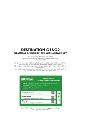 destination c1 and c2 - grammar and vocabulary with answer key - Ảnh 13
