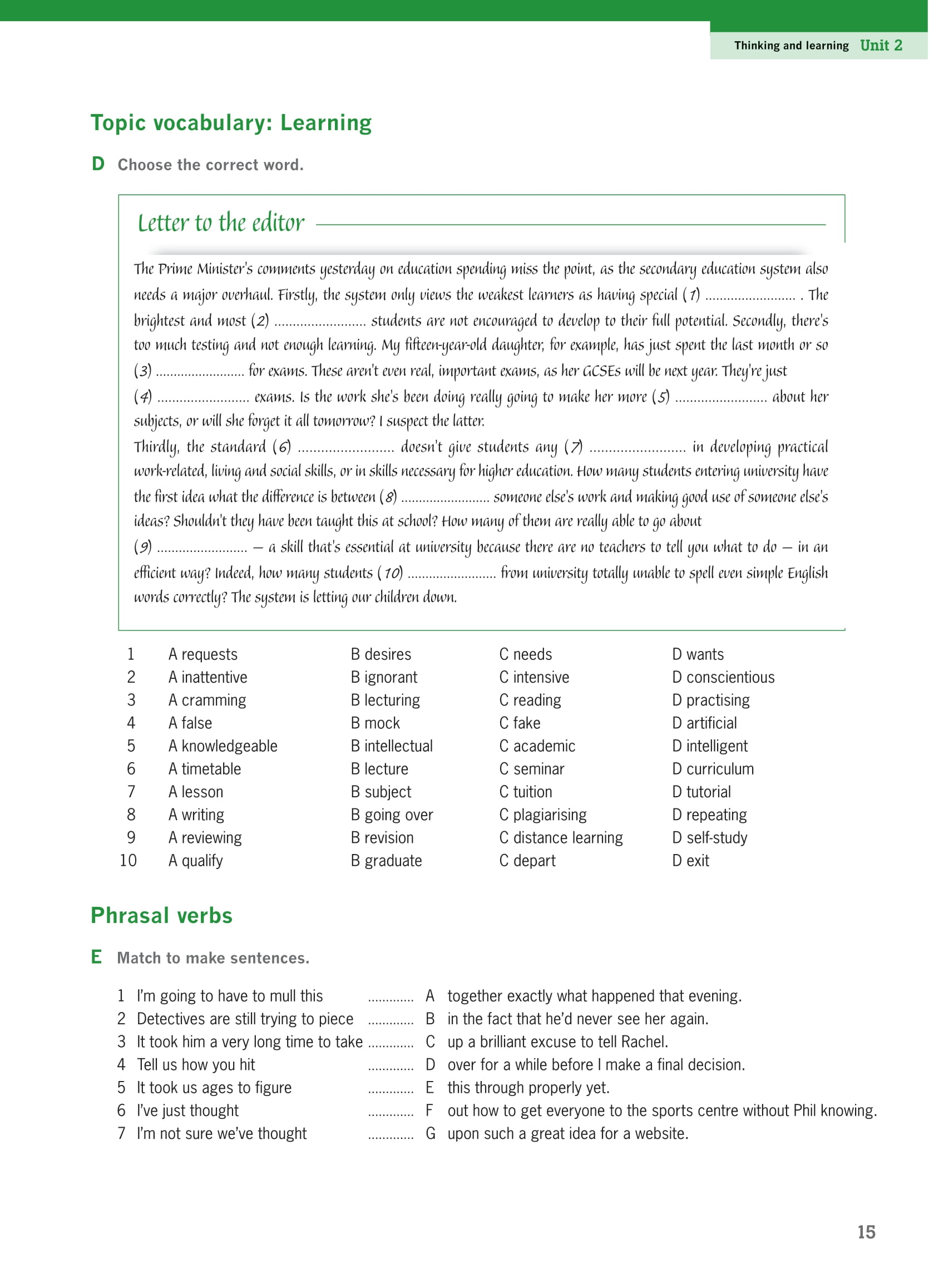 Destination C1&C2 - Grammar And Vocabulary With Answer Key (Không Đáp Án) (Tái Bản 2025) - Ảnh 16